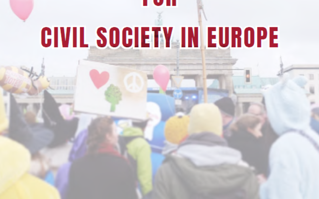 The ECF publishes its newest advocacy paper for CSOs