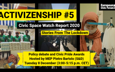 CIVIC SPACE WATCH REPORT 2020 STORIES FROM THE LOCKDOWN