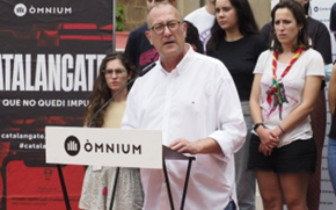 Òmnium Cultural: Spain answers complaint, justifying police infiltration in youth groups