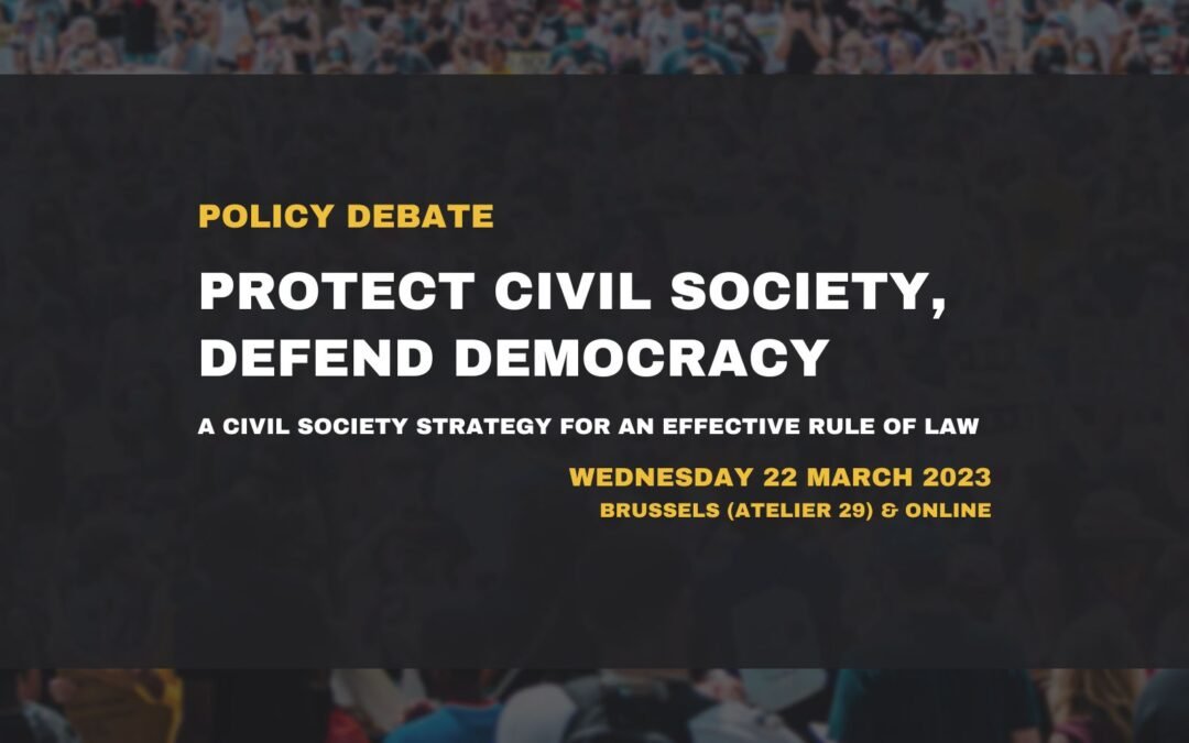 Protect Civil Society, Defend Democracy – Register now!
