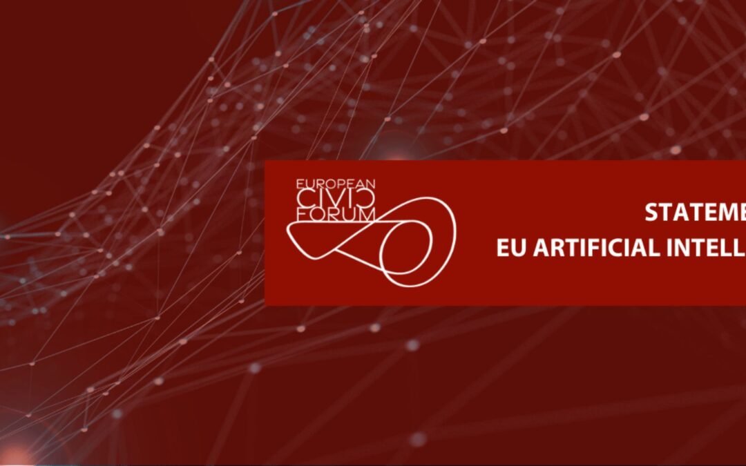 ECF Statement on the EU Artificial Intelligence Act