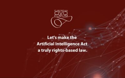 AI Act: Five steps to a truly rights-based law.