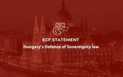 Hungary: ECF condemns new Defence of Sovereignty law and calls on EU institutions to act
