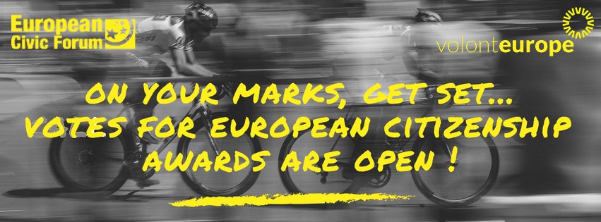 European Citizenship Awards: online votes are now open