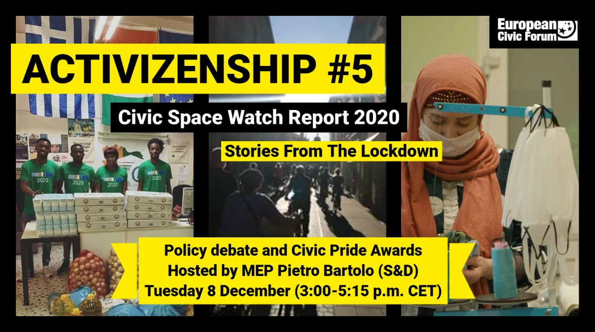 CIVIC SPACE WATCH REPORT 2020 STORIES FROM THE LOCKDOWN