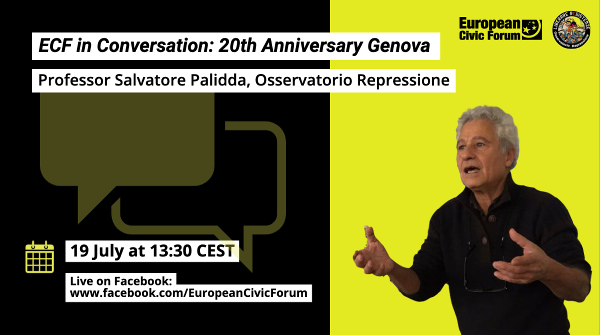Genova 20 Years On – Interview with Prof. Salvatore Palidda