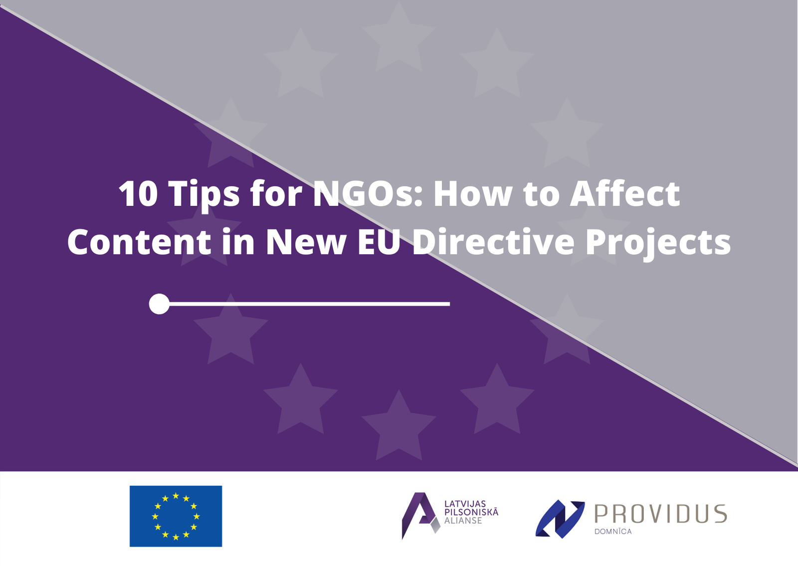 10 Tips for NGOs: How to Affect Content in New EU Directive Projects