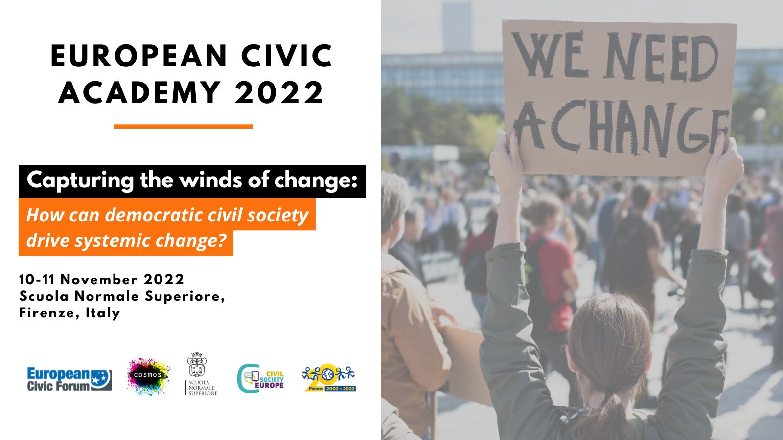 European Civic Academy 2022 – Capturing the winds of change