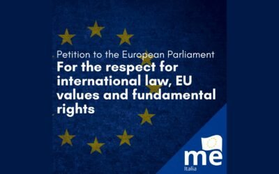 European Movement Italy – Petition to the European Parliament for the respect for international law, EU values and fundamental rights