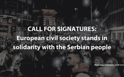 Call for signatures: Statement in solidarity with the Serbian people