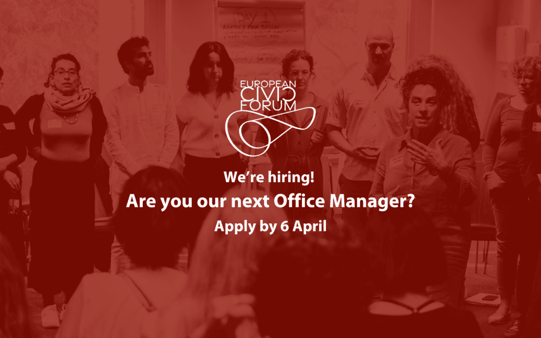 We are hiring: Office Manager