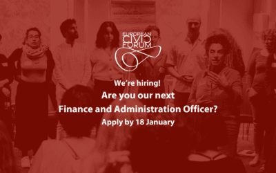 We are hiring: Finance and Administration Officer