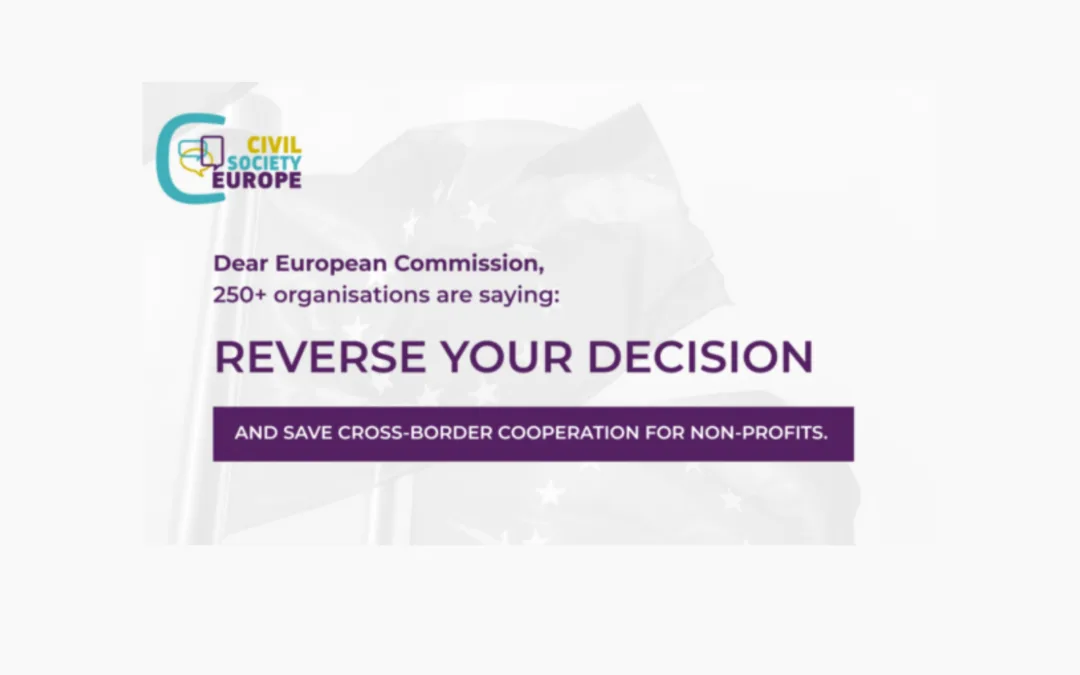 250+ Civil Society Organisations Call on the European Commission to Allow Cross-Border Collaboration for Non-Profits