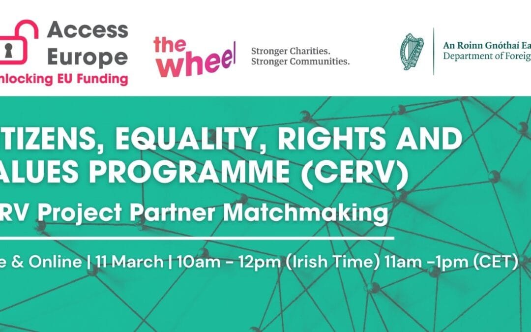 EVENT: Find Your EU Project Partner: CERV Calls