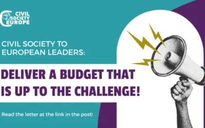 Civil Society to European Leaders: Deliver a Budget that is Up to the  Challenge!